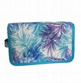 Polyester coated waterproof multifunction toiletry bag with removable pockets 2