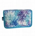 Polyester coated waterproof multifunction toiletry bag with removable pockets