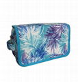 Polyester coated waterproof multifunction toiletry bag with removable pockets