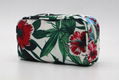 Polyester promotion gift beauty women cosmetic bags with full prints  2