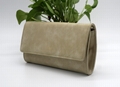 High grade Nubuck PU beauty lady clutch handbag with inner zipper pocket