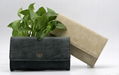 High grade Nubuck PU beauty lady clutch handbag with inner zipper pocket 5