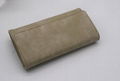 High grade Nubuck PU beauty lady clutch handbag with inner zipper pocket 3