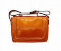 Bright PU high quality lady message shoulder bag with pockets 1