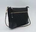 Nylon quilted fashion beauty women's multifunction shoulder bag w/ three straps
