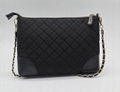 Quilted waterproof beauty women shoulder handbag with inner small clutch pouch 2