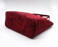 Beauty ladies nylon camouflage waterproof tote bag in garnet colour  3