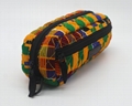 Ankara printed cotton with diamond quilted stylish pencil pouch 3