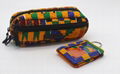 Ankara printed cotton with diamond quilted stylish pencil pouch 6