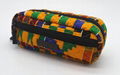 Ankara printed cotton with diamond quilted stylish pencil pouch