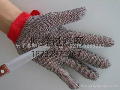 stainless steel wire mesh gloves 5
