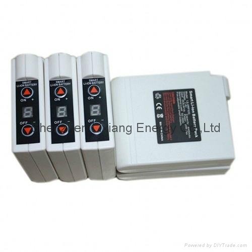 heated clothing battery with digital panel 7.4v 5200mah 4-level heat control 5