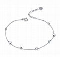 S925 Sterling Silver Ball Bracelet With