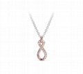 Wholesale Diy Fashion Women Sterling Silver 925 Necklace