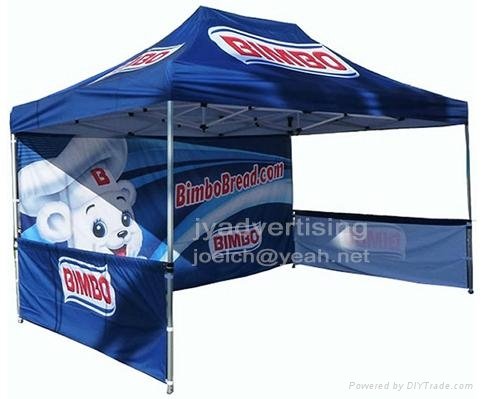 Folding Tent with Full Color Dye-Sublimation Printing, free shipping 3
