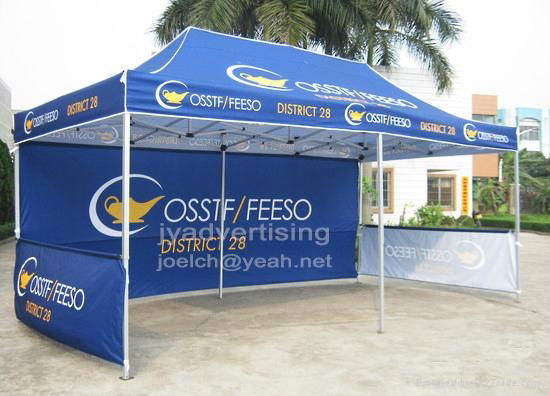 Folding Tent with Full Color Dye-Sublimation Printing, free shipping