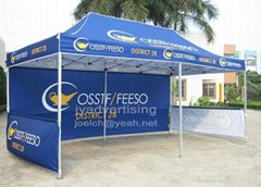 Folding Tent with Full Color Dye-Sublimation Printing, free shipping