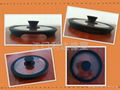 Drain hole silicone glass lid 1