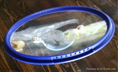 矮脚漏水硅胶包玻璃边锅盖 4