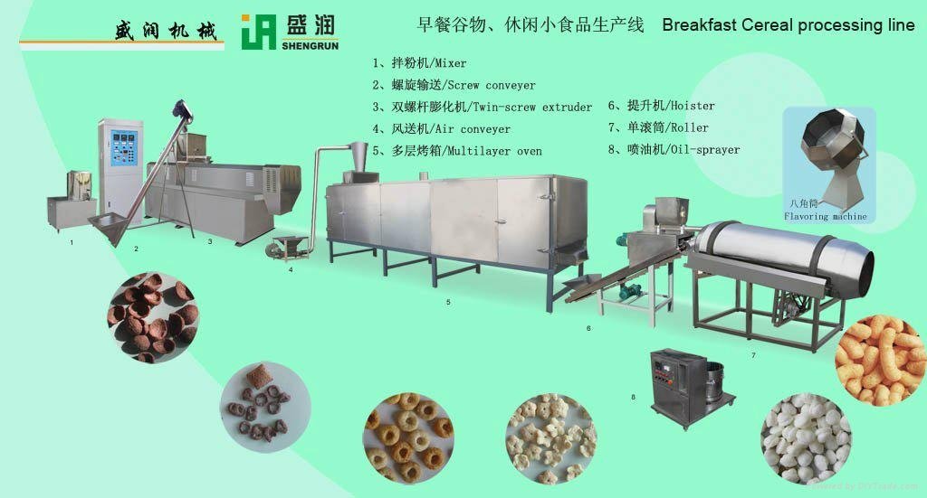  breakfast cereal production machines extruders 4