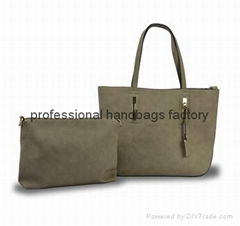 Hot Selling Bag-in-Bag Tote PU Handbag