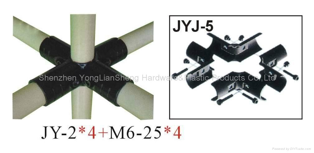 Black metal joints for worktableJYJ-5 2