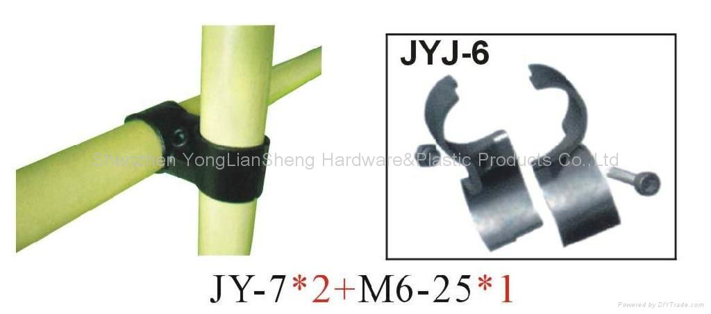 Nickel plating metal joint for P&J Storage rack stainless steel tube JYJ-6 3