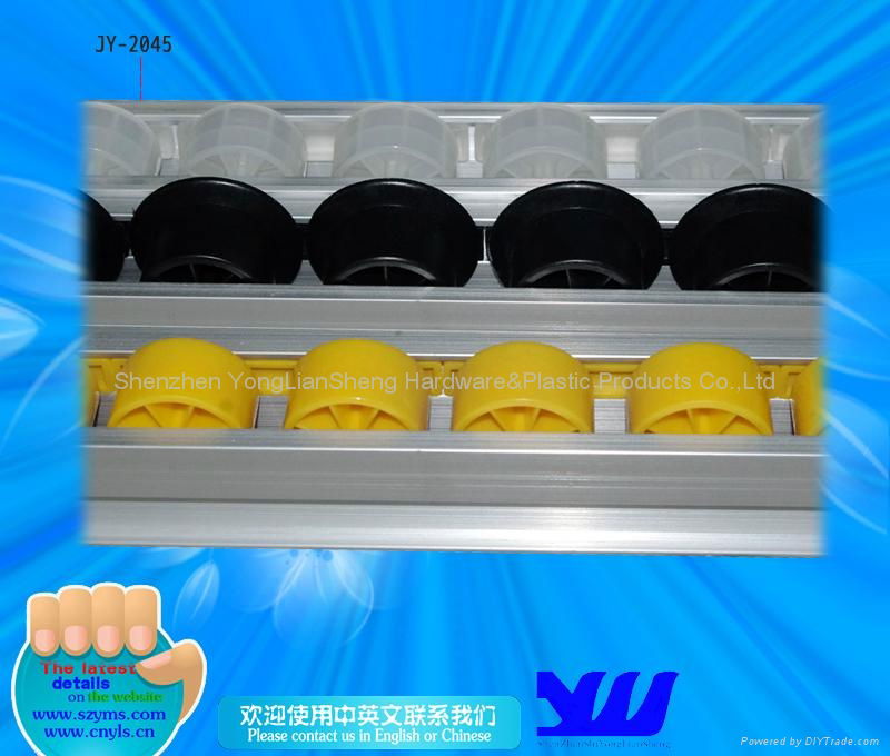 Aluminum roller track for rack system JY-2045A