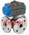 three way pneumatic ball valve