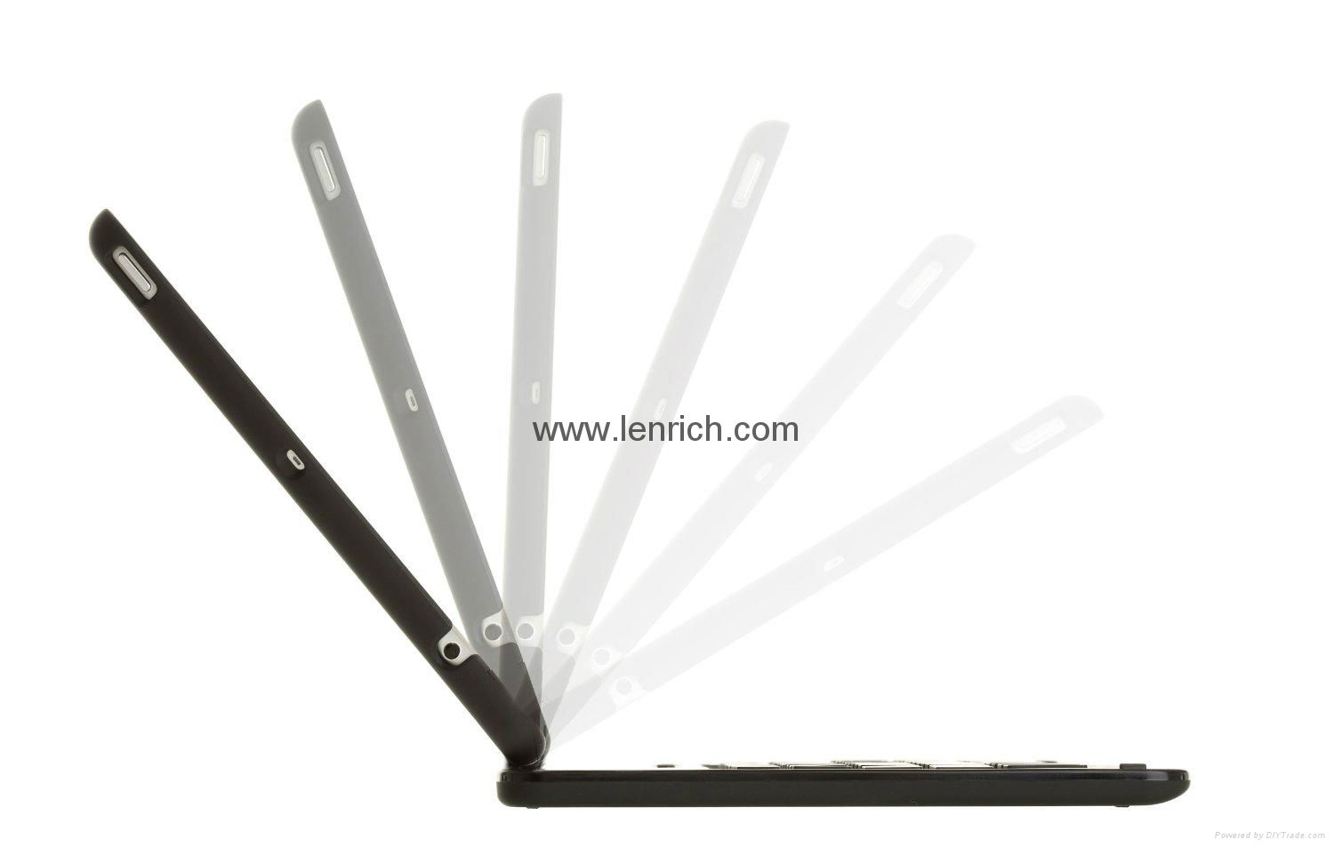 Lenrich iPad mini 4 Keyboard Cover 360 rotation swivel Ultra Slim Multi-Angle 