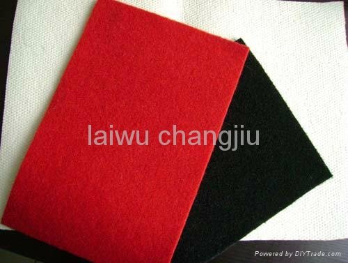 China manufacturer of 100% nonwoven needle punched exhibition carpet 3