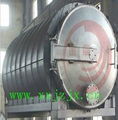 polluation free Used Tyre Oil Refining Machine 