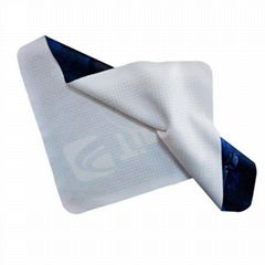 Silicone microfiber cloth