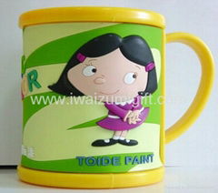 Plastic Mug with Cartoon Mugs