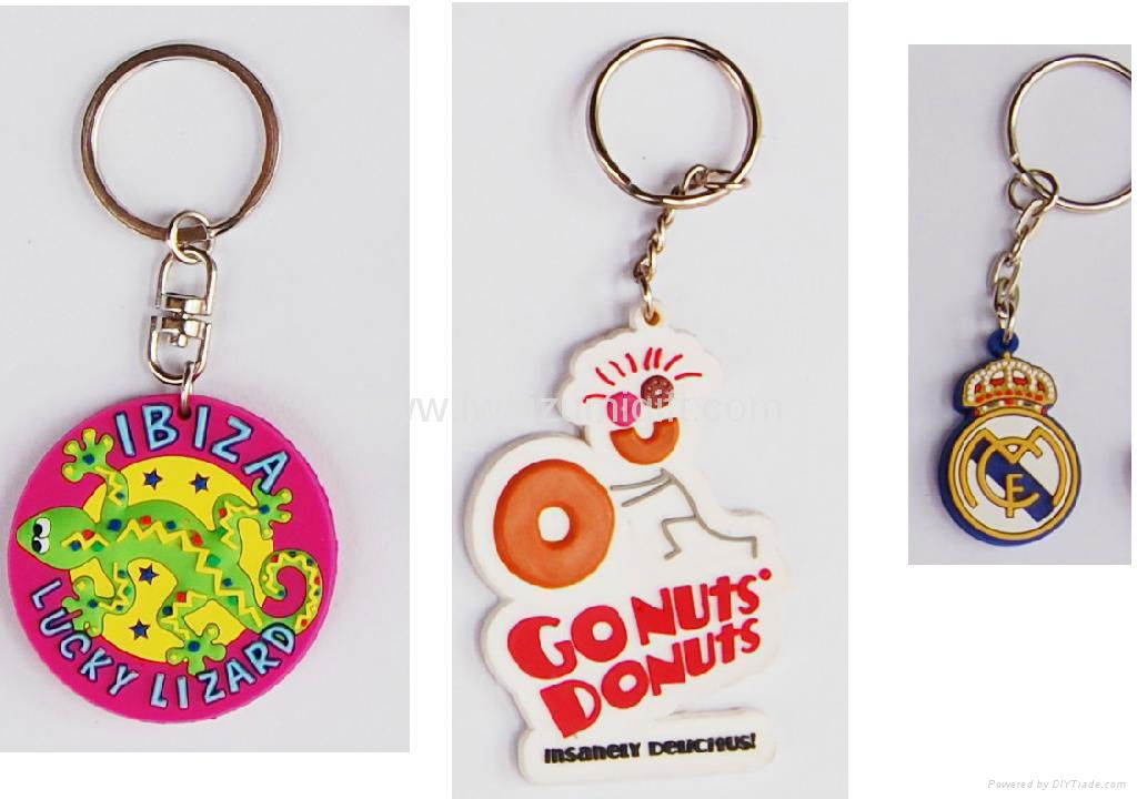 Hot sales's PVC Key chains and Silicone Keychain