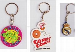 Hot sales's PVC Key chains and Silicone