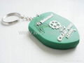 Two-sided LOGO PVC Keychains 3