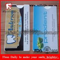 Credit Card Dental Floss 20meter wax