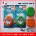 Dental Flossing tools,wax dental floss case circle shape dispenser 5