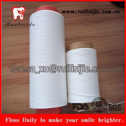 Nylon polyester ptfe teflon dental floss thread yarn for dental floss produce 2