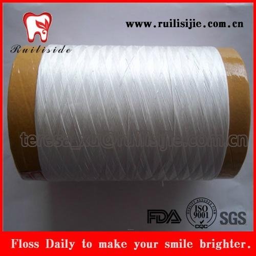 Nylon polyester ptfe teflon dental floss thread yarn for dental floss produce 4
