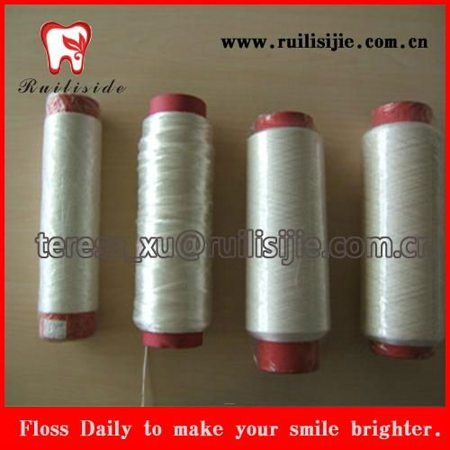 Nylon polyester ptfe teflon dental floss thread yarn for dental floss produce 5