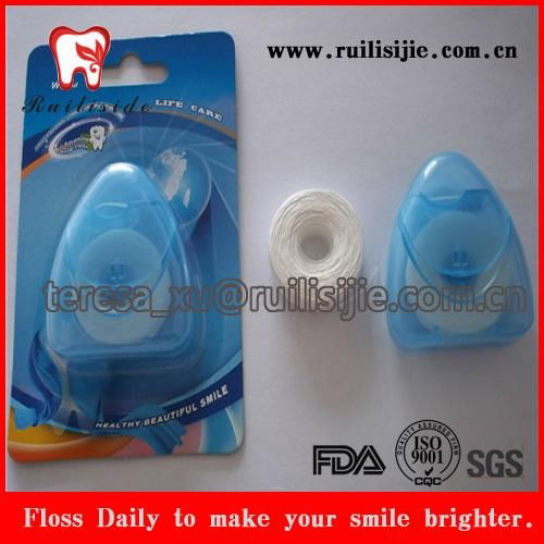 triangle shape gifts for dental promotion dental floss triangle shape container 4