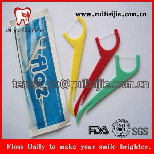 Dentist gifts Dental floss pick in individual package with Customized Brand Logo 4