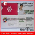 credit card dental floss tool print customized business information logo