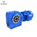 REDSUN SA series helical worm gear reducer with AC motor 4