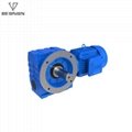 REDSUN SA series helical worm gear reducer with AC motor