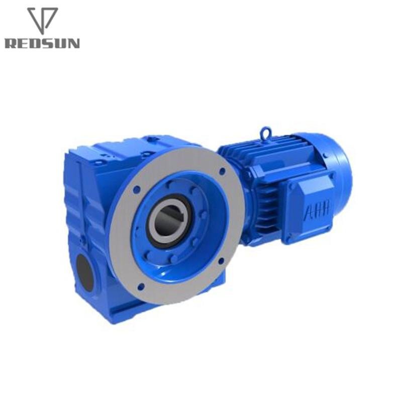 REDSUN SA series helical worm gear reducer with AC motor 8