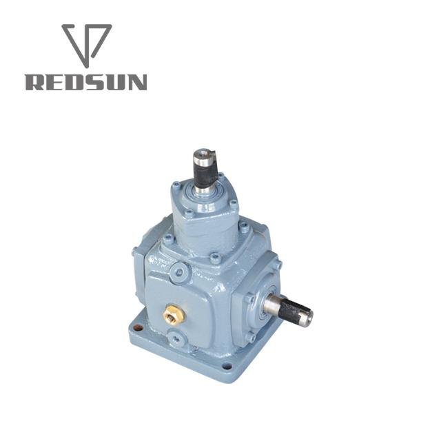 REDSUN T series 90 degree spiral bevel right angle speed gearbox 6