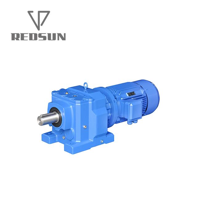 R series helical gear speed reducer 3